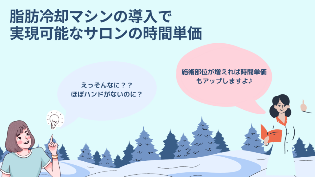 脂肪冷却マシンの時間単価